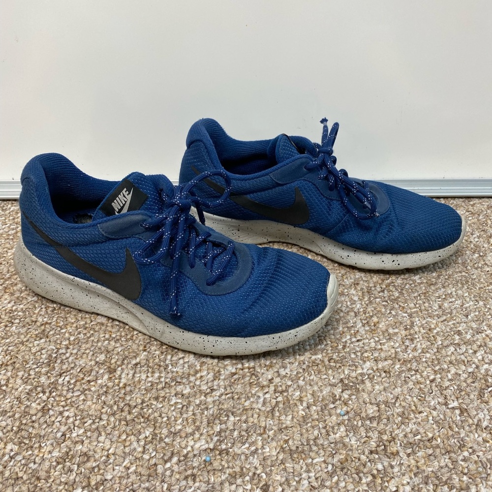 Blue Nike shoes 12US